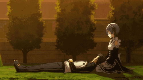 Headpat Natsuki Subaru GIF