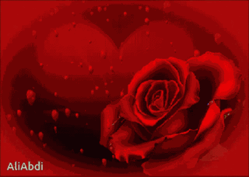 Heart And Flower GIF