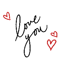 Heart Love You I Sticker