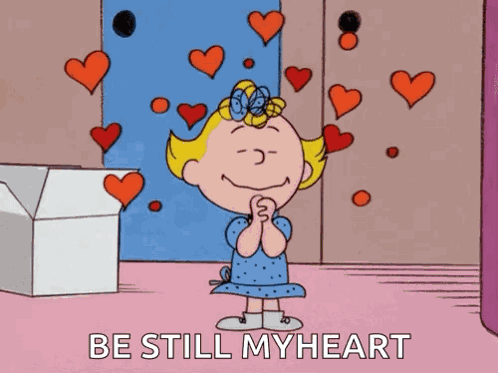 Hearts Charliebrown GIF
