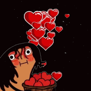 Hearts Of Love Heart Cute GIF