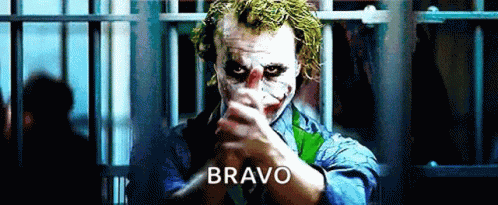 Heath Ledger Slow Clap GIF