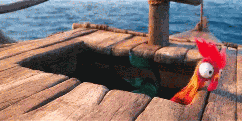 Heihei Stuck GIF
