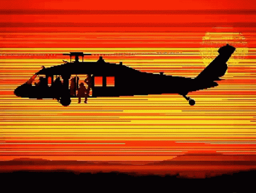 Helicopter Dawn GIF