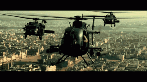 Helicopter War GIF
