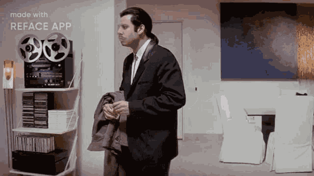 Helix Travolta GIF