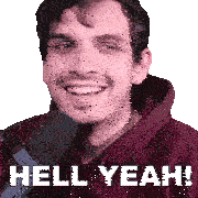 Hell Yeah Nik Nocturnal Sticker