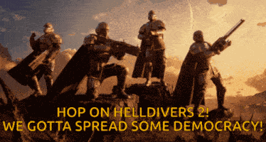Helldivers 2 Hop On GIF