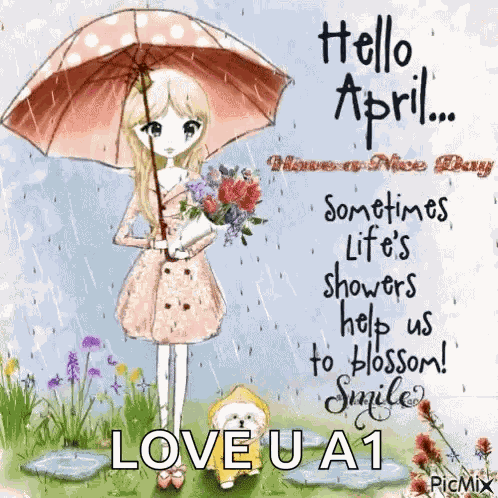 Hello April April Fools Day GIF