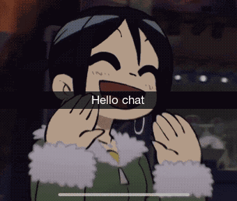 Hello Chat Knives GIF