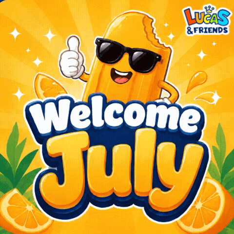 Hello July Welcome July GIF