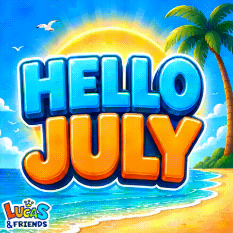 Hello July Welcome July GIF