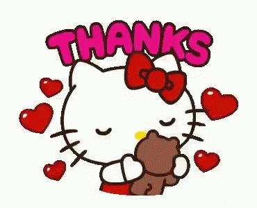 Hello Kitty Thanks GIF