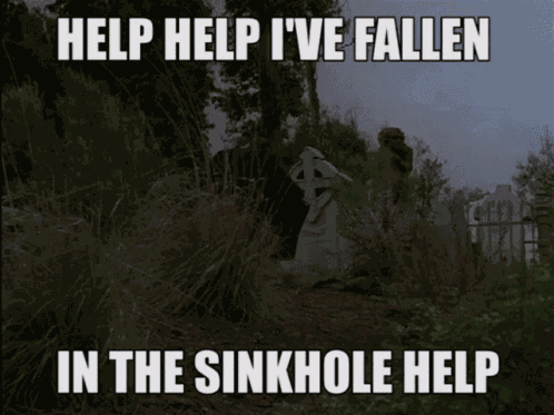 Help Sinkhole GIF