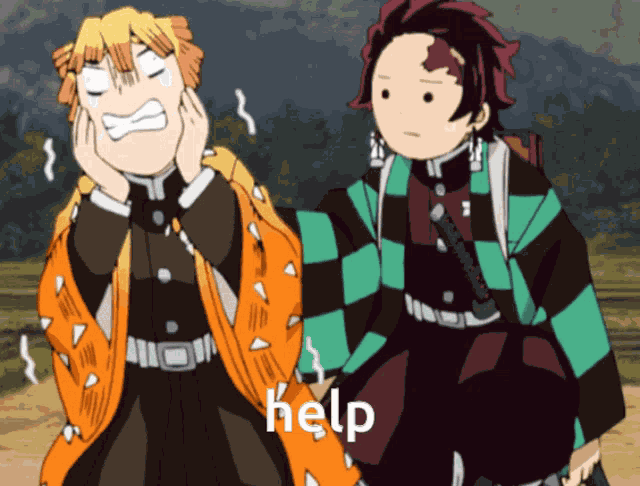 Help Zenitsu GIF