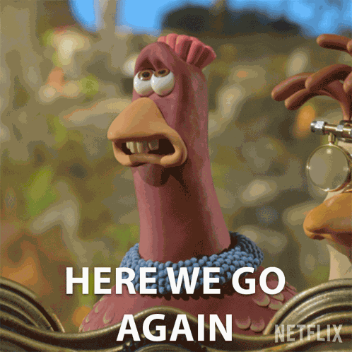 Here We Go Again Bunty GIF