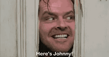 Here'S Johnny GIF