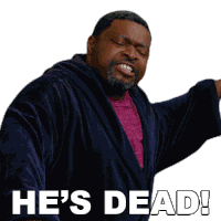Hes Dead Curtis Payne Sticker