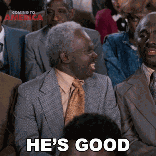 Hes Good Coming To America GIF