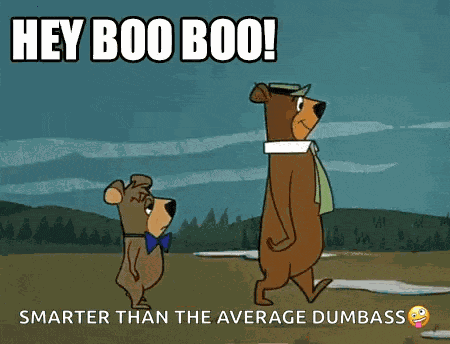Hey Boo Boo Yogi Bear GIF