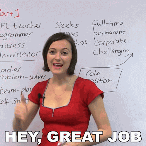 Hey Great Job Jade GIF