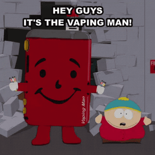 Hey Guys Its The Vaping Man Eric Cartman GIF