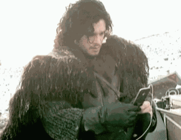 Hey Siri Jon Snow GIF