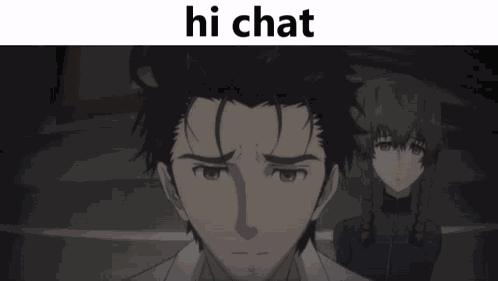 Hi Chat Steins Gate GIF