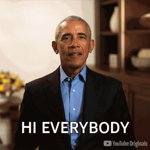 Hi Everybody Barack Obama GIF