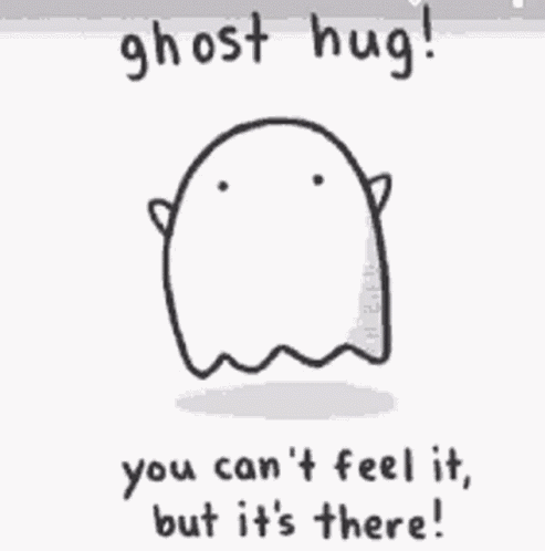 Hi Ghost Hug GIF