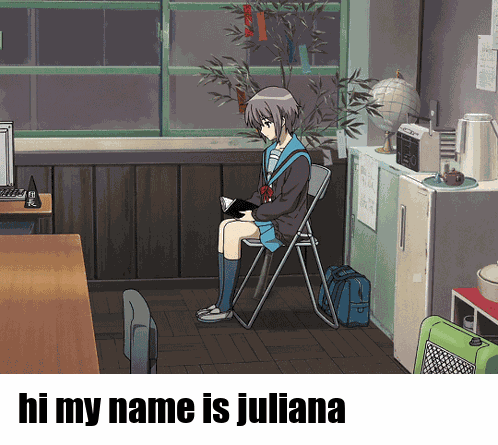 Hi My Name Is Juliana Yuki Nagato GIF