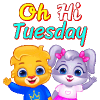 Hi Tuesday Oh Hi Tuesday Sticker