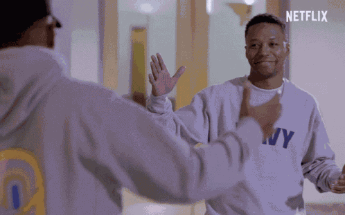High Five Meet Up GIF