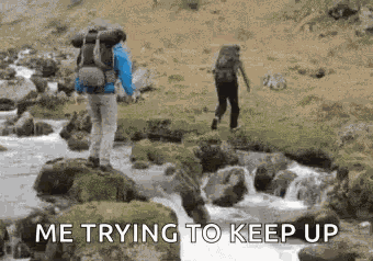 Hiking Camping GIF