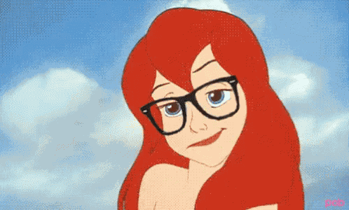 Hipster Ariel - Hipster GIF