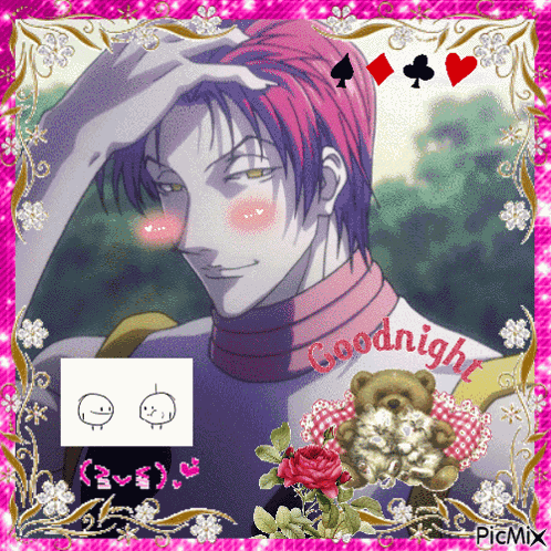 Hisoka Good Night GIF