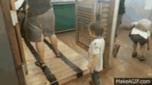 Hit Me With Your Best Shot Door GIF