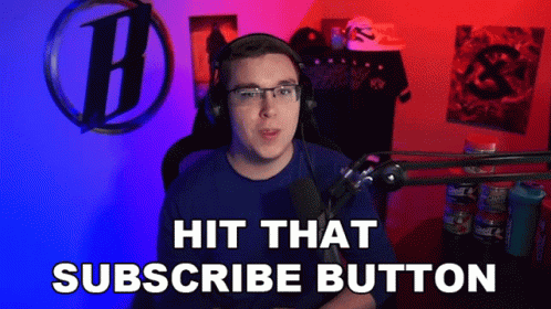 Hit That Subscribe Button Barton GIF