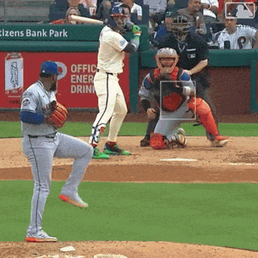 Hitting The Ball Major League Baseball GIF
