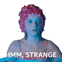 Hmm Strange The Other Zoey Sticker