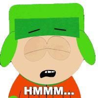Hmmm Okay Kyle Broflovski Sticker