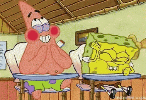Hold It Spongebob GIF