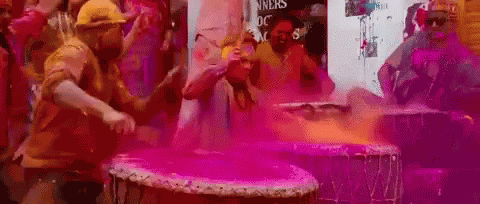 Holi Drums GIF