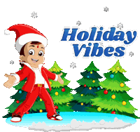 Holiday Vibes Chhota Bheem Sticker