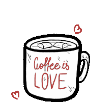 Holidays Coffe Sticker