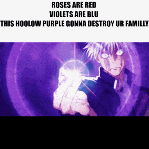 Hollow Purple Gojo GIF