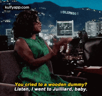 Hollynoodyou Cried To A Wooden Dummy?Listen, I Went To Juilliard, Baby..Gif GIF
