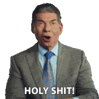 Holy Shit Vince Mcmahon Sticker