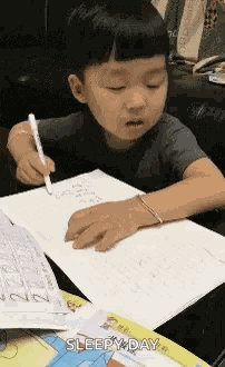 Home Work Kid GIF