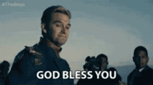 Homelander God Bless You GIF
